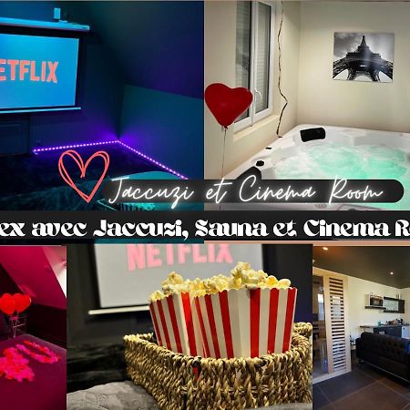 Magnifique Duplex Avec Jaccuzi, Sauna Et Cinema Room Privatif Fontenoy  Dış mekan fotoğraf